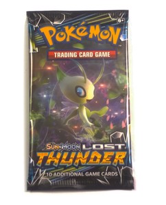 Pokemon SM8 Lost Thunder, 1 Single Loose Booster Pack New