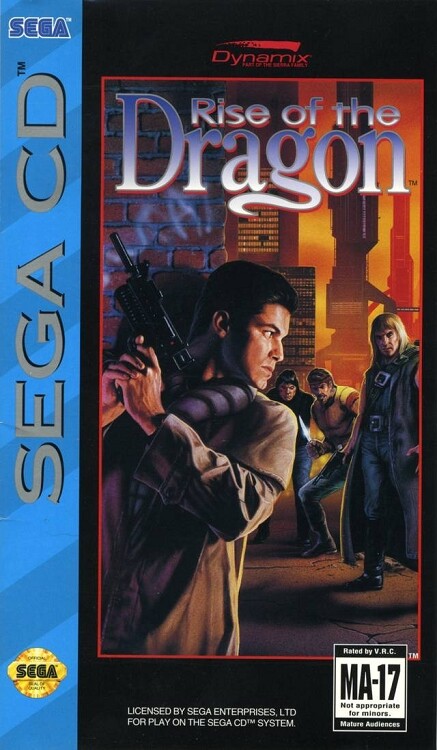 Rise Of The Dragon - Sega Cd Game Only | eBay