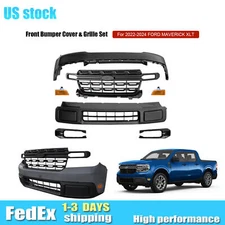 Complete Front Bumper Cover & Grille Set For 22-24 FORD MAVERICK