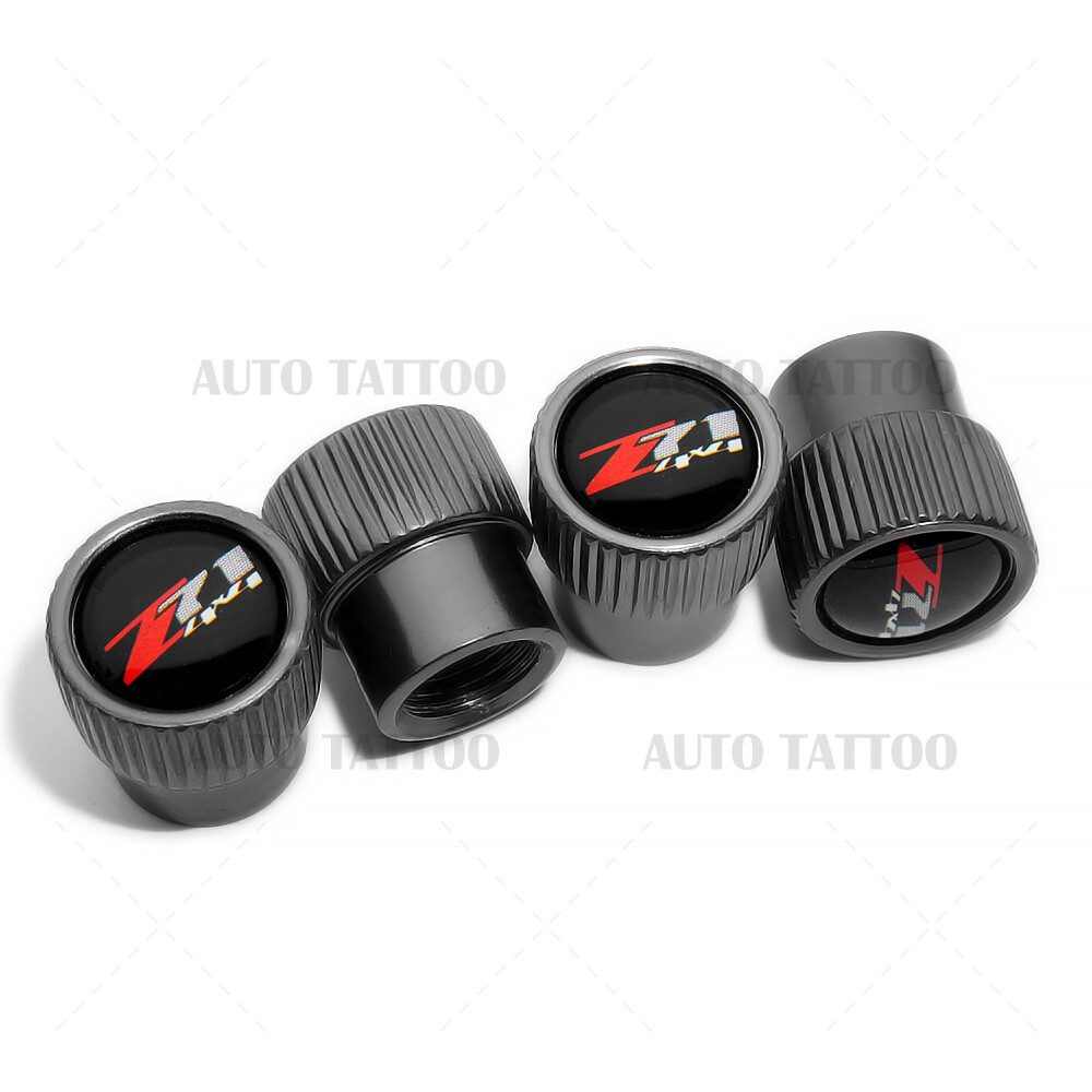 Chevy Z71 4x4 Roundel Car Wheels Tire Air Valve Caps Stem Dust Cover