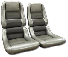 Corvette C3 Leather Seat Covers Collector 100-leather 2 Bolster 1982 Corvette C3 Leather Seat Covers Collector 100-leather 2 Bolster 1982