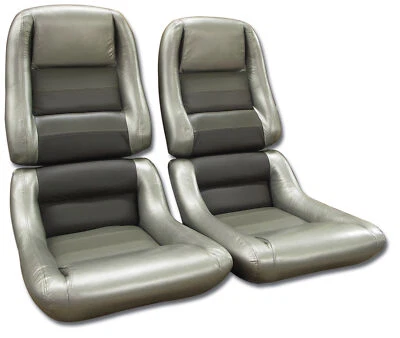 Corvette C3 Leather Seat Covers Collector 100%-Leather 2" Bolster 1982 - Bild 1 von 4
