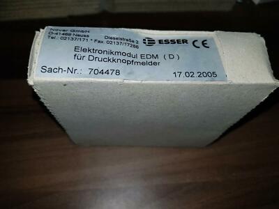 Esser 704478 Elektronikmodul EDM für Druckknopfmelder NEU OVP