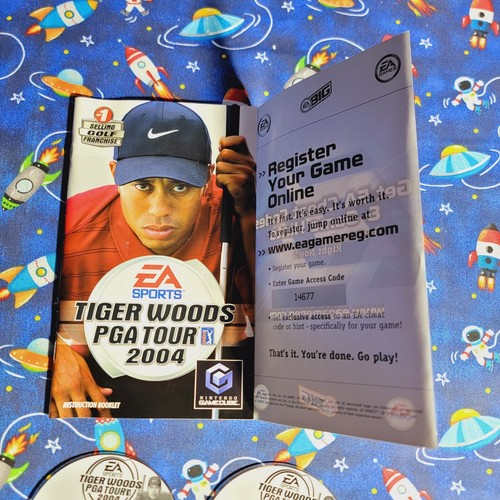 Tiger Woods PGA Tour 2004 game Nintendo GameCube System GC Complete W Registrati - Picture 5 of 5