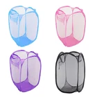 Laundry Bag Pop Up Washing Foldable Laundry Basket Bag Mesh Hamper Storage UK