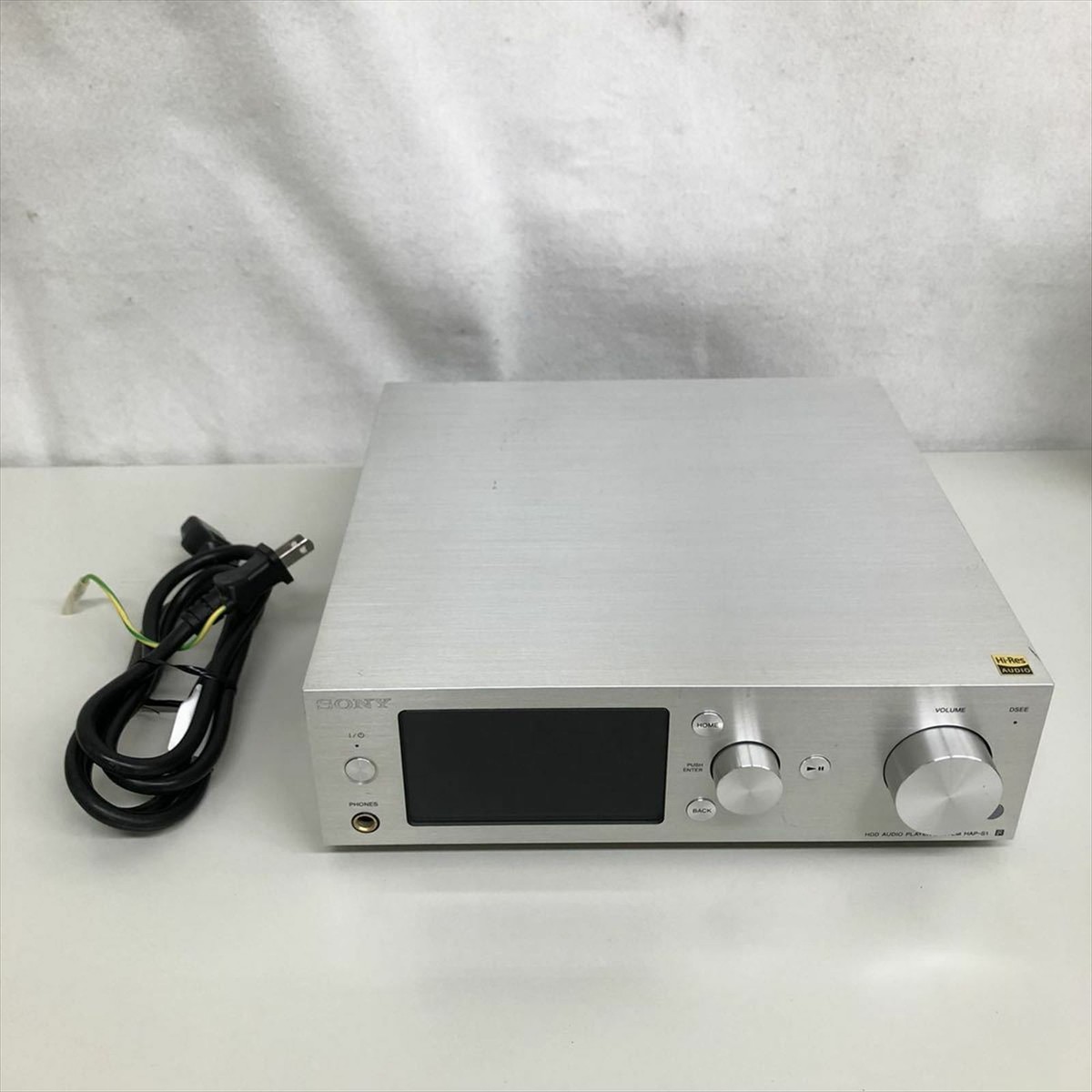 ソニー　HAP-S1 SONY HAP-S1 Silver HDD 500GB Hi-Res Audio Music Player