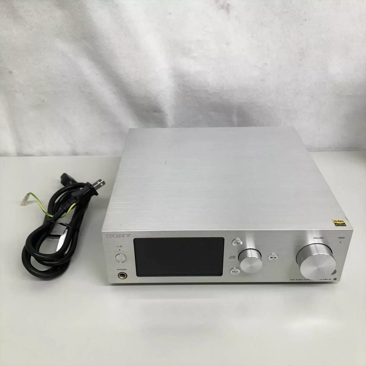 Berygtet tilstrækkelig Udelukke SONY HAP-S1/S Silver Hard Disk Audio Player System 500GB HAP-S Hi-res Wi-Fi  USED 4905524935967 | eBay