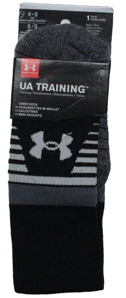 UNDER ARMOUR TRAINING MEN SOCKS SIZE MEDIUM SHOE SIZE 4 8 NEW