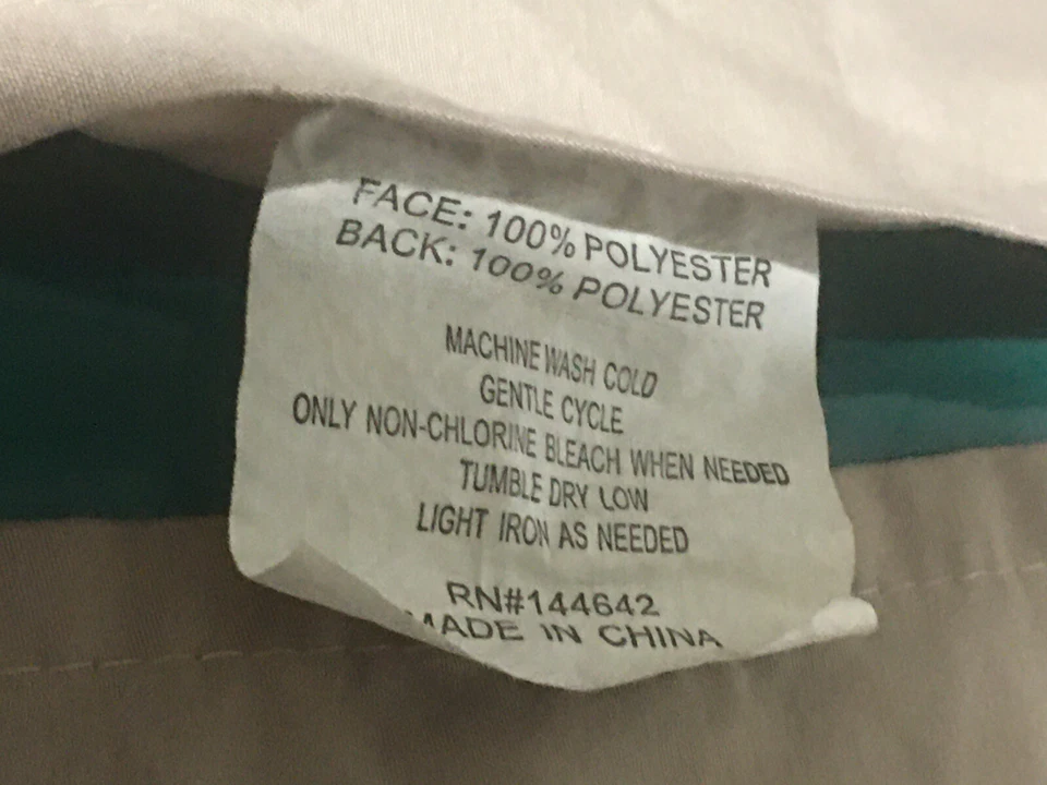 Colcha Queen o con volantes completos con dos almohadas falso 21X26 91" X 87" color caqui Foto 3 de 3