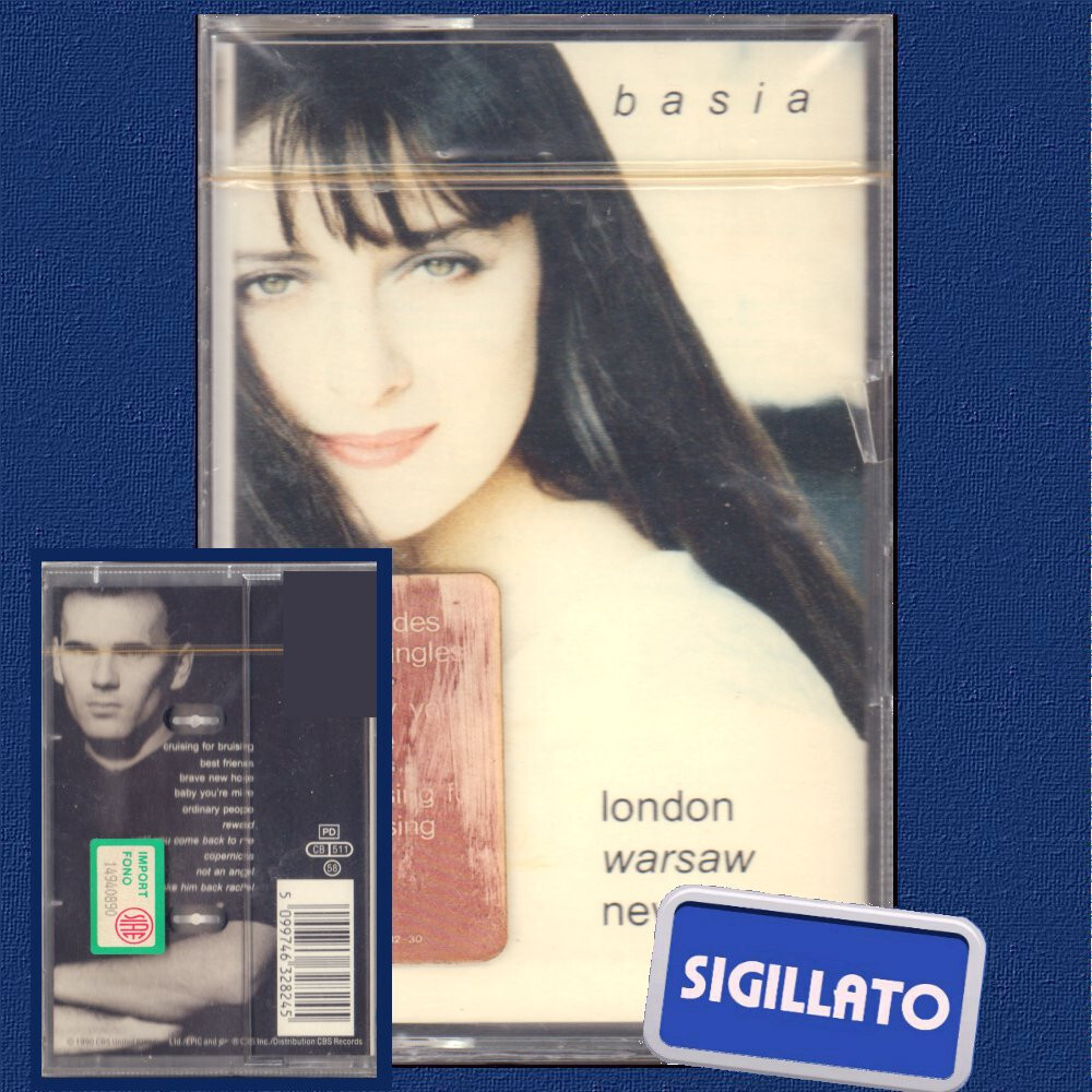 BASIA " LONDON WARSAW NEW YORK " MUSICASSETTA SIGILLATA  K7  (MC)