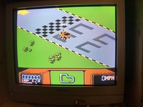 R.C. Carro Caja Original PRO-AM 1988 NINTENDO NES Aut&eacute;ntico Probado Funciona