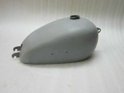 BSA A7 Plunger 500cc Star Twin Golden Flash Raw Steel Fuel Gas Petrol Tank+Cap