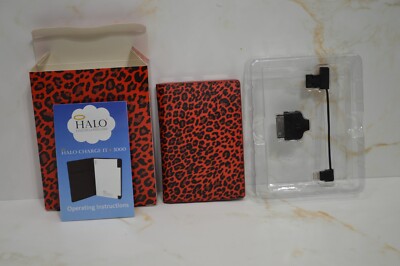 Halo2Cloud Leopard Skin Cell Phone Battery Charger Mirror