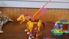 LEGO Elves: Fire Dragon's Lava Cave (41175) - Incomplete - Read