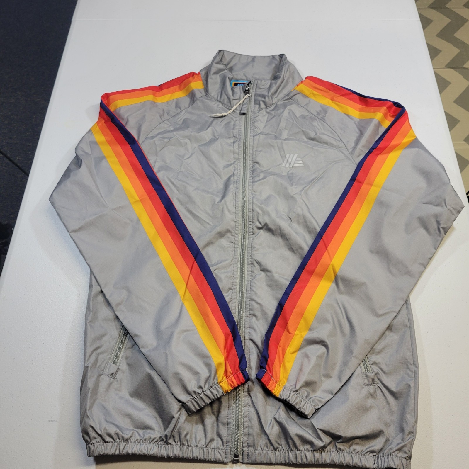 ALDI jacket Capsule Collection Gray Windbreaker s… - image 12