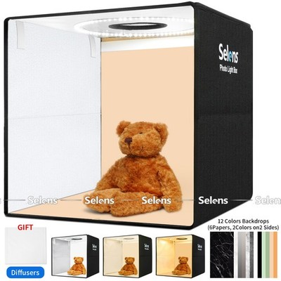 16'' Portable LED Photo Light Box Shooting Tent Studio Kit Photography 3200-6500k
