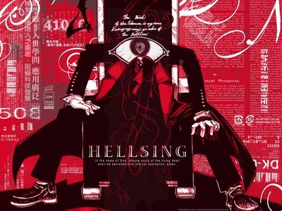 Anime hellsing Custom Gaming Mat Desk