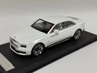 1/18 DF Rolls Royce Spectre  in White  limited 51 pieces on a black leather base