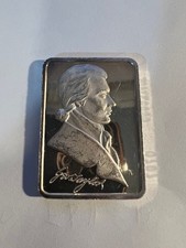 Fathers Of American Democracy George Taylor 0.9 Silver 1 Oz Art Bar 85.00 per troy oz