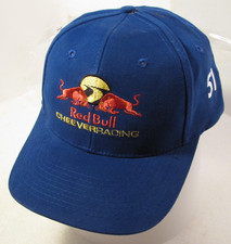 Red Bull Racing Hat Mens Blue Vtg Adjustable Cheever 51 52 Infiniti Logo Cap New