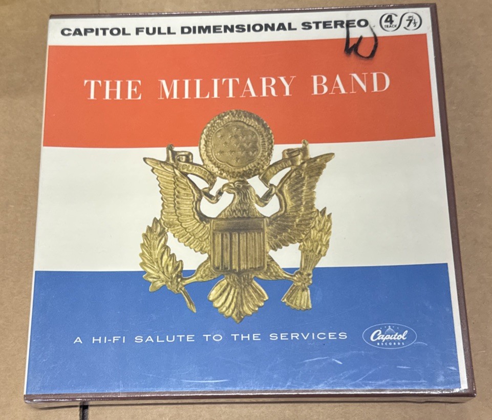 Felix Slatkin - Military Band Capitol ZW 1056 Reel to Reel Tape BRAND NEW SEALED