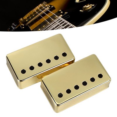 2 Stück E-Gitarren-Humbucker-Tonabnehmergehäuse Aus Messing Professionelle P1PS