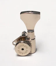 Hipshot Grip-Lock Open Guitar Tuner Upgrade Kit TREBLE-side lefty Nickel Stag-OB