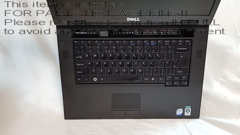 READ DESCRIPTION!! Dell vostro 1510 15.4" Laptop Intel Core 2 Duo - Image 4 of 4