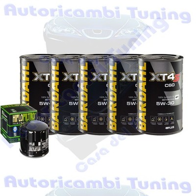 Set Service Bardahl Öl XT4S 5W30 + Filter Für BMW K1600 Gt � 2020