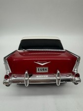 Vintage Red 1957 Chevy Belair Novelty Amfm Radio Tested Works Batteries Includ