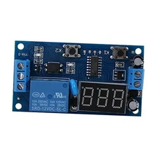 DC 12V Infinite Cycle Delay Timing Timer Relay ON Off Switch Loop Module with 
