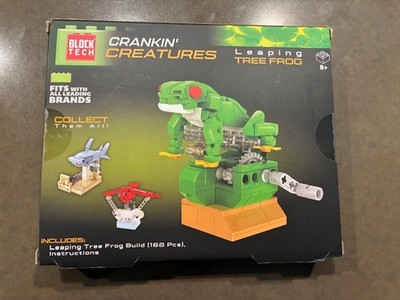Block Tech Crankin' Creatures Leaping Tree Frog ** sealed in box **