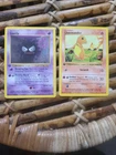 1999 Pokemon 1st Edition Base Set Shadowless Cards x2 44/102