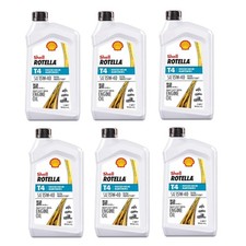 Shell Rotella 15W-40 Diesel Heavy Duty Engine Oil 1 qt 1 pk Pack of 6 