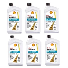 Shell Rotella 15W-40 Diesel Heavy Duty Engine Oil 1 qt 1 pk (Pack of 6)