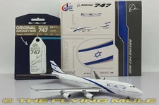 JC Wings 1:400 747-400 El Al Israel Airlines 4X-ELA