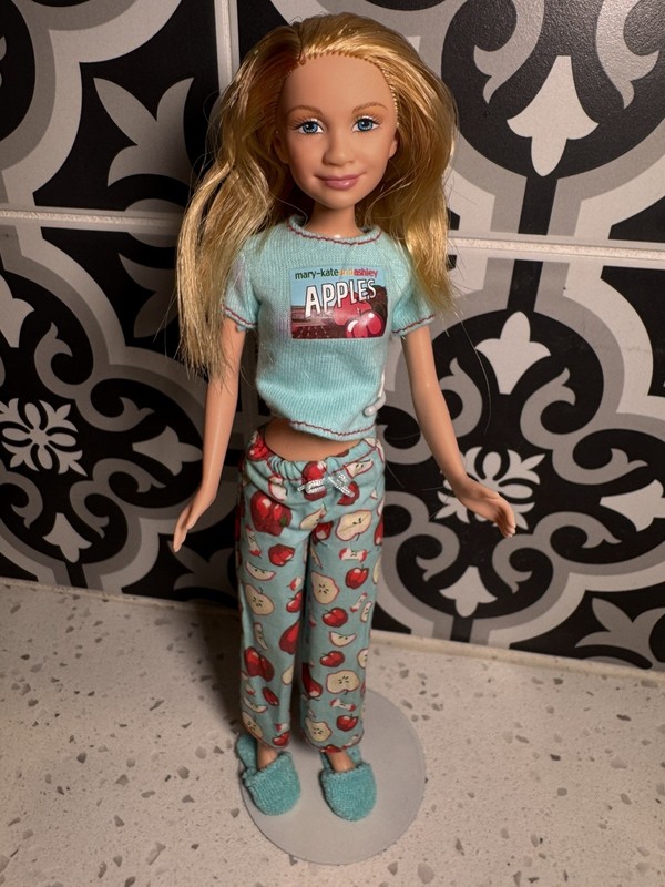 Ashley Fashion Pajamas Ashley Doll Complete Outfit Slippers Mattel Y2K Vintage