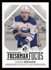 2023-24 SP Authentic Freshman Focus Lukas Rousek Buffalo Sabres #FF-37