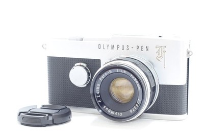 【No US Duty Ex5+ CLA'd】Olympus Pen F Half Frame Camera w/ 38mm f/1.8-#5644