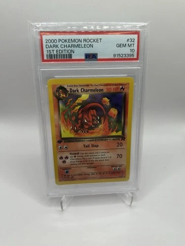 Pokémon Team Rocket Dark Charmeleon 32/82 1st Ed PSA 10