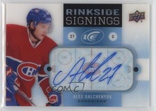 2014-15 Upper Deck Ice Rinkside Signings Alex Galchenyuk #RS-AG Auto 13yi