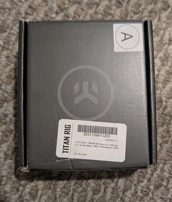 OPEN BOX - EKWB EK-Quantum Velocity CPU Water Block, AMD Threadripper STR4