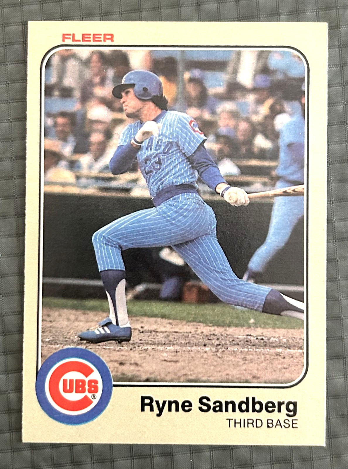 Ryne Sandberg 'Rookie' Fleer 1983 #507 Chicago Cubs