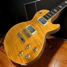 LP Electric Guitar Flame Maple Top Matt Finish Rosewood Fretboard Fret Binding