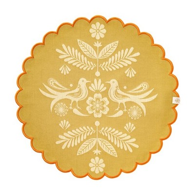 Le Jacquard Français Beschichtete Tischsets (2x Set) Alegria Sunset Ø 38 cm Baum