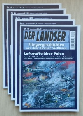 Der Landser - Fliegergeschichten aus dem 2. WK - Nr. 40, 41, 43-45
