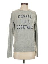 Grayson Threads Women Gray Sweatshirt S