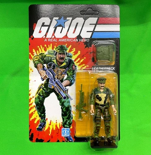 Hasbro GI JOE Retro LEATHERNECK from Transformers Kup Sgt Slaughter Triple T Set