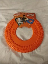 Nerf Dog Flyer Orange Tire Frisbee Dog Toy NEW