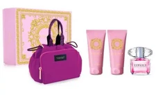 Versace Ladies Bright Crystal Gift Set Fragrances 8011003884841